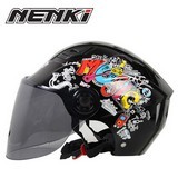 Open Half Face Helmet Motorbike Cruiser Chopper Scooter Street Touring Riding Sun Shield Lens